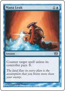 《マナ漏出/Mana Leak》[8ED] 青C