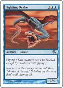 《ファイティング・ドレイク/Fighting Drake》[8ED] 青U