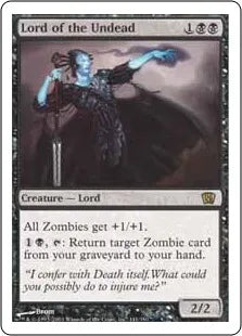 《アンデッドの王/Lord of the Undead》[8ED] 黒R