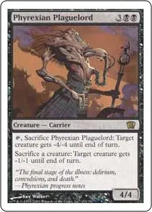 《ファイレクシアの疫病王/Phyrexian Plaguelord》[8ED] 黒R