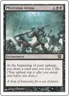 《ファイレクシアの闘技場/Phyrexian Arena》[8ED] 黒R