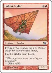 《ゴブリンの滑空者/Goblin Glider》[8ED] 赤U