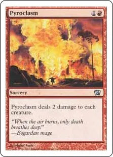 《紅蓮地獄/Pyroclasm》[8ED] 赤U