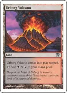 《アーボーグの火山/Urborg Volcano》[8ED] 土地U
