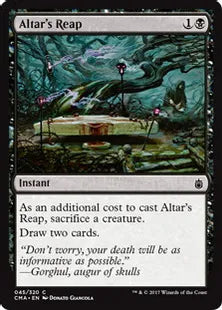 《祭壇の刈り取り/Altar's Reap》[CMA17] 黒C
