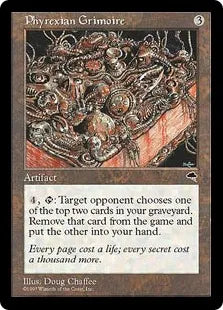 《ファイレクシアの呪文集/Phyrexian Grimoire》[TMP] 茶R