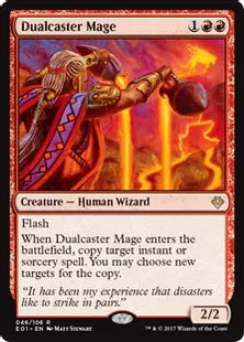 《二重詠唱の魔道士/Dualcaster Mage》[ANN] 赤R