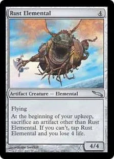 《錆の精霊/Rust Elemental》[MRD] 茶U