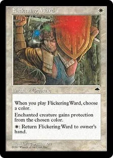 《ちらつき護法印/Flickering Ward》[TMP] 白U