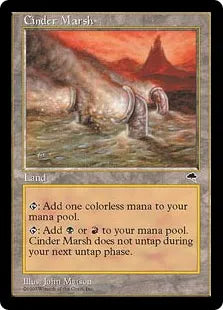 《燃えがらの湿地帯/Cinder Marsh》[TMP] 土地U