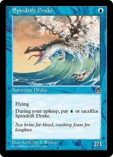 《波しぶきのドレイク/Spindrift Drake》[STH] 青C