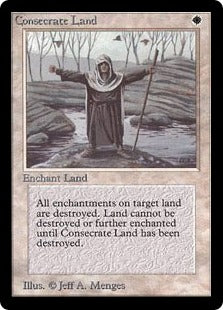 《土地の聖別/Consecrate Land》[LEA] 白U