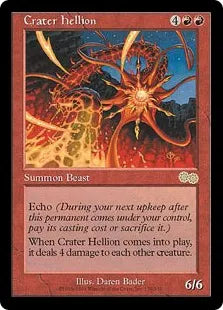 《火口の乱暴者/Crater Hellion》[USG] 赤R