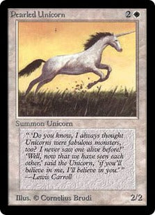《真珠色の一角獣/Pearled Unicorn》[LEA] 白C