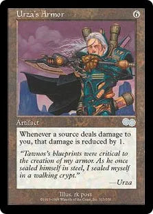 《ウルザの鎧/Urza's Armor》[USG] 茶U