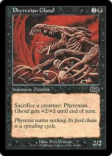 《ファイレクシアの食屍鬼/Phyrexian Ghoul》[USG] 黒C