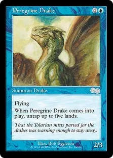 《流浪のドレイク/Peregrine Drake》[USG] 青U