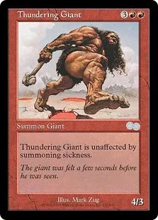 《轟きの巨人/Thundering Giant》[USG] 赤U