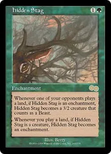 《隠れたる雄ジカ/Hidden Stag》[USG] 緑R