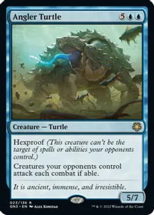 《釣り亀/Angler Turtle》[GN3] 青R