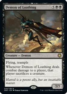 《嫌悪の悪魔/Demon of Loathing》[GN3] 黒R