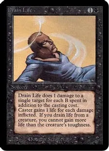 《生命吸収/Drain Life》[LEA] 黒C