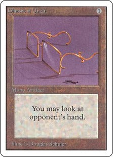 《ウルザの眼鏡/Glasses of Urza》[LEA] 茶U