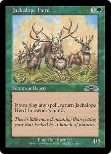 《ジャッカロープの群れ/Jackalope Herd》[EXO] 緑C