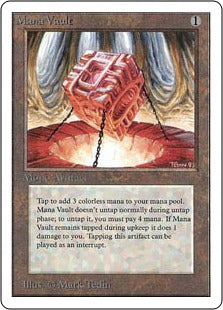 《魔力の櫃/Mana Vault》[LEA] 茶R