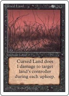 《呪われた地/Cursed Land》[LEA] 黒U