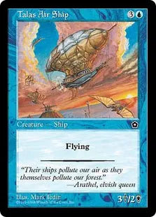 《タラスの飛行船/Talas Air Ship》[PO2] 青C