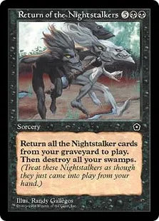 《夜魔の帰還/Return of the Nightstalkers》[PO2] 黒R
