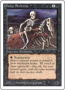 《蠢く骸骨/Drudge Skeletons》[LEA] 黒C