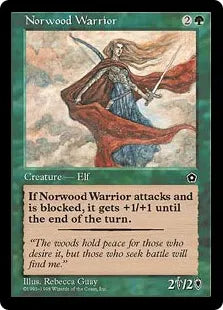 《ノーウッドの戦士/Norwood Warrior》[PO2] 緑C