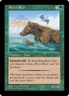 《河熊/River Bear》[PO2] 緑U