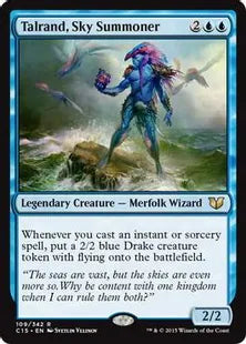 《空召喚士ターランド/Talrand, Sky Summoner》[C15] 青R