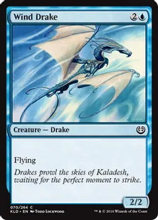 《風のドレイク/Wind Drake》[KLD]青C