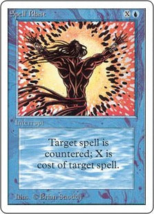 《呪文破/Spell Blast》[LEA] 青C