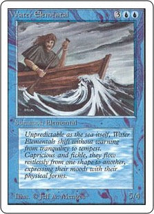 《水の精霊/Water Elemental》[LEA] 青U