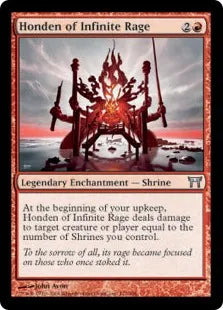 《激憤の本殿/Honden of Infinite Rage》[CHK] 赤U