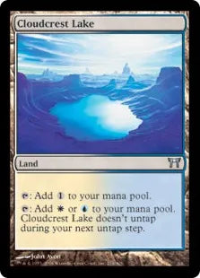 《頂雲の湖/Cloudcrest Lake》[CHK] 土地U