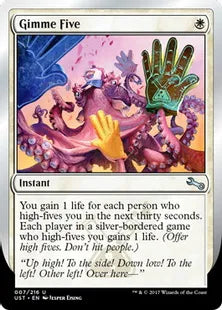 《Gimme Five》[UST] 白U