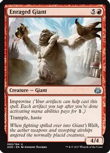 《怒れる巨人/Enraged Giant》[AER] 赤U