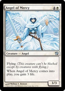 《慈悲の天使/Angel of Mercy》[9ED] 白U