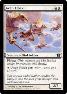 《エイヴンの群れ/Aven Flock》[9ED] 白C