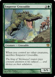 《皇帝クロコダイル/Emperor Crocodile》[9ED] 緑R