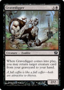 《グレイブディガー/Gravedigger》[9ED] 黒C