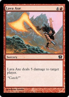 《溶岩の斧/Lava Axe》[9ED] 赤C