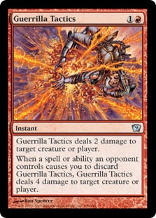 《ゲリラ戦術/Guerrilla Tactics》[9ED] 赤U