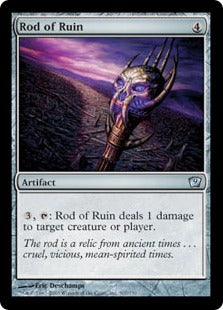 《破滅のロッド/Rod of Ruin》[9ED] 茶U